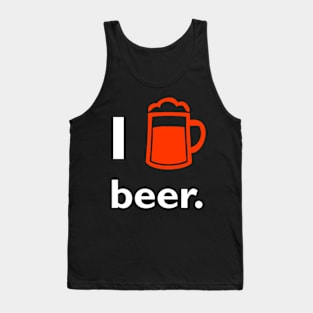 I Love Beer Tank Top